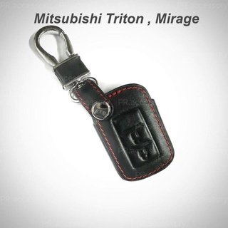 PR ซองกุญแจหนังแท้ รุ่น MITSUBISHI TRITON , MIRAGE