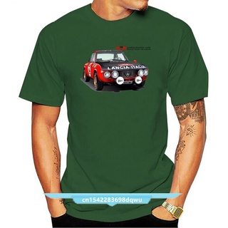 เสื้อยืดผ้าฝ้ายพิมพ์ลายขายดี เสื้อยืด ผ้าฝ้าย พิมพ์ลาย Lancia Fulvia HF Rally Legend Monte Carlo World Rally สําหรับผู้ช