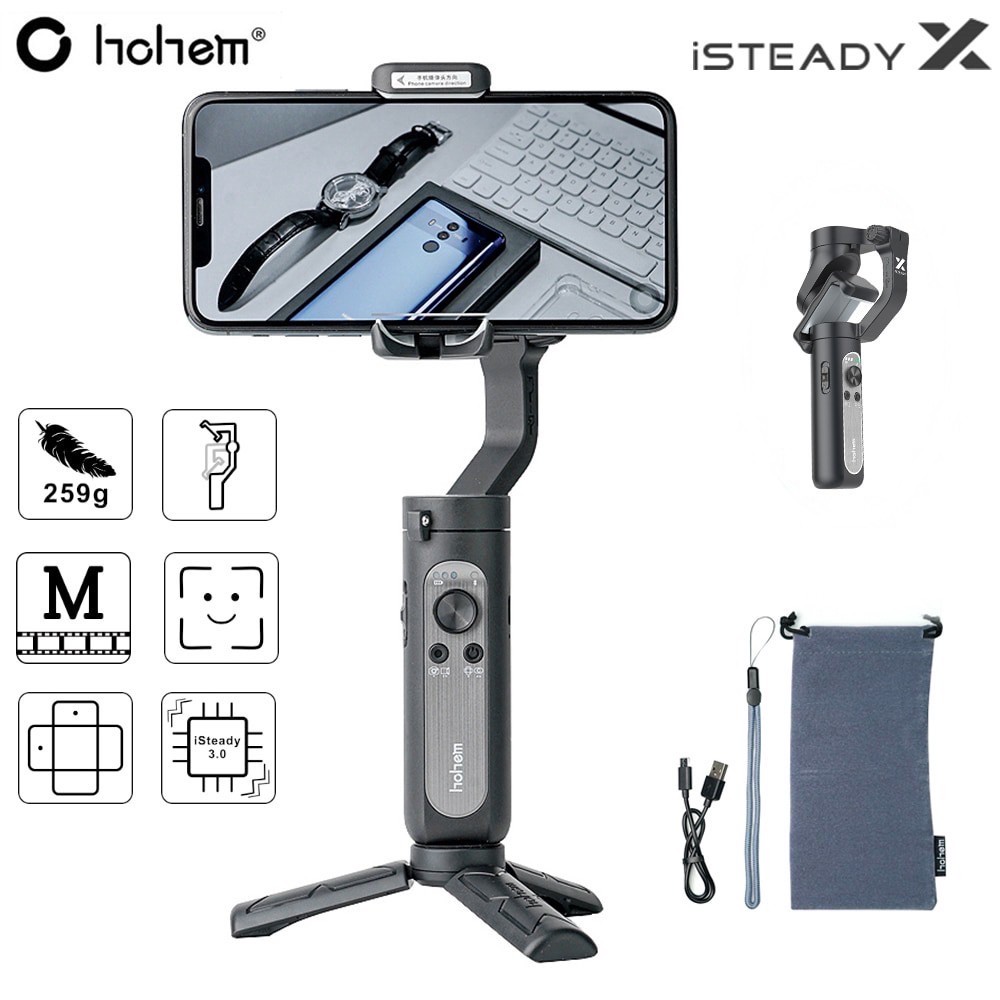 Hohem iSteady X Foldable 3-Axis Gimbal Stabilizer for Smartphone