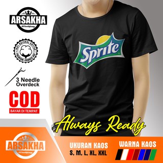 เสื้อยืด พิมพ์ลายโลโก้ Sprite Arsakha แฟชั่นสําหรับสตรี