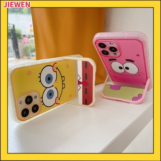 เคสโทรศัพท์มือถือ แบบใส พร้อมขาตั้ง เคส สําหรับ Iphone 11 12 13 Pro Max การ์ตูน  เคสไอโฟน Xr Xs Max 7 8 Plus