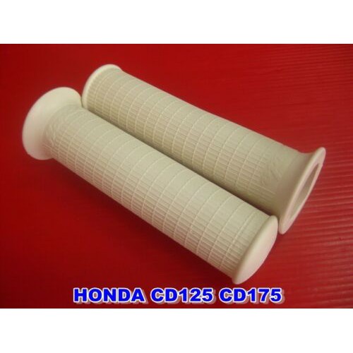 "WHITE" GRIP HANDLE Fit For HONDA CD125 CD175 CA175 CD125S // ปลอกแฮนด์ สีครีม
