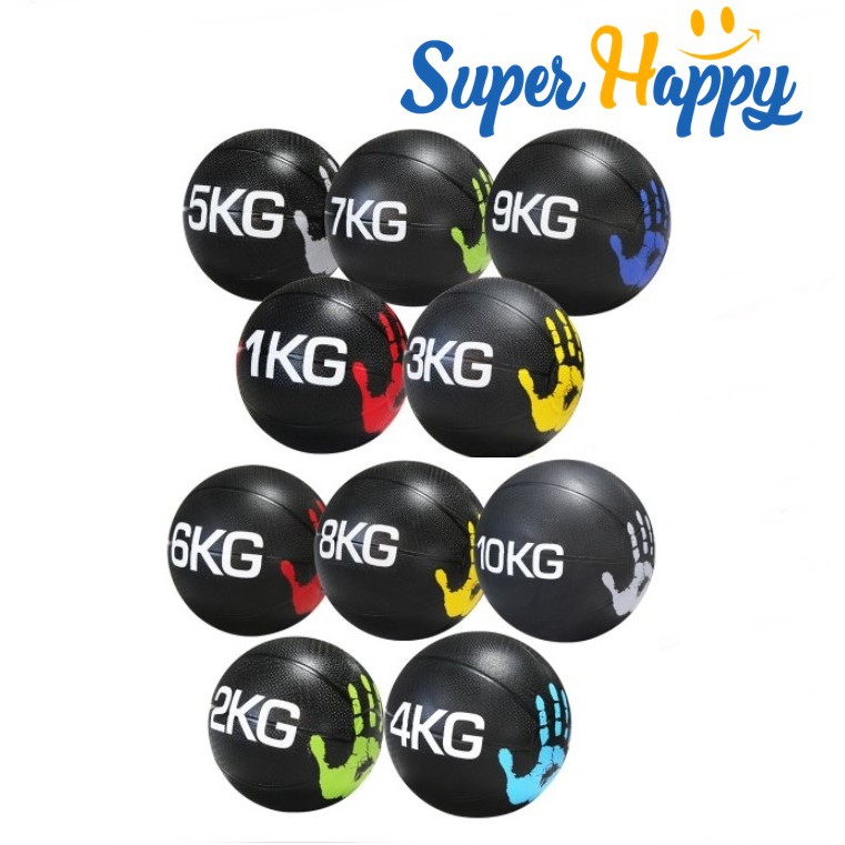 บอลน้ำหนักเมดิซีนบอล ลูกบอลถ่วงน้ำหนัก Solid Gravity Ball Medicine Ball Non-elastic Wall Ball