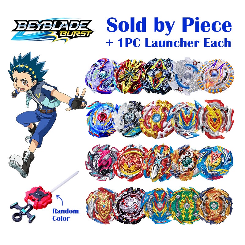 Beyblade Burst จําหน่ายโดย ชิ้น beyblade Launcher beyblade Burst โลหะต้นฉบับพร้อม Launcher fusion Va