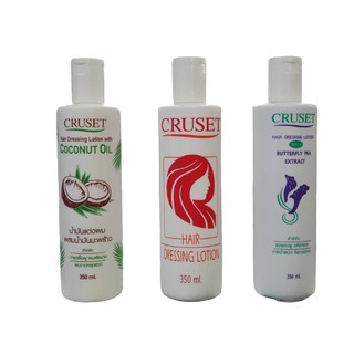 ครูเซ็ท น้ำมันแต่งผม 350มล. Cruset Hair Dressing Lotion 350 ml. น้ำมันเซ็ทลอน #น้ำมันแต่งผม