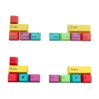 GPlanet Colorful MAC / WIN OEM Profile PBT dye sub CMYK ชุดปุ่มคีย์บอร์ด 10 ชิ้น