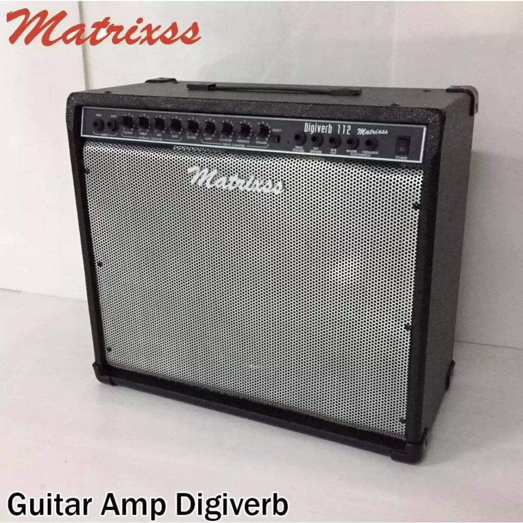 แอมป์กีตาร์ไฟฟ้า Matrixss รุ่น Digiverb + สายแจ็ค + FootSwitch