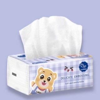 TISSUE-SMALL SBL ทิชชู่ทำความสะอาด ทิชชู่เช็ดหน้า หนา3 ชั้น 1 ห่อ มี 210 แผ่น ทิชชู่ป๊อปอัพ พกพาสะดวก