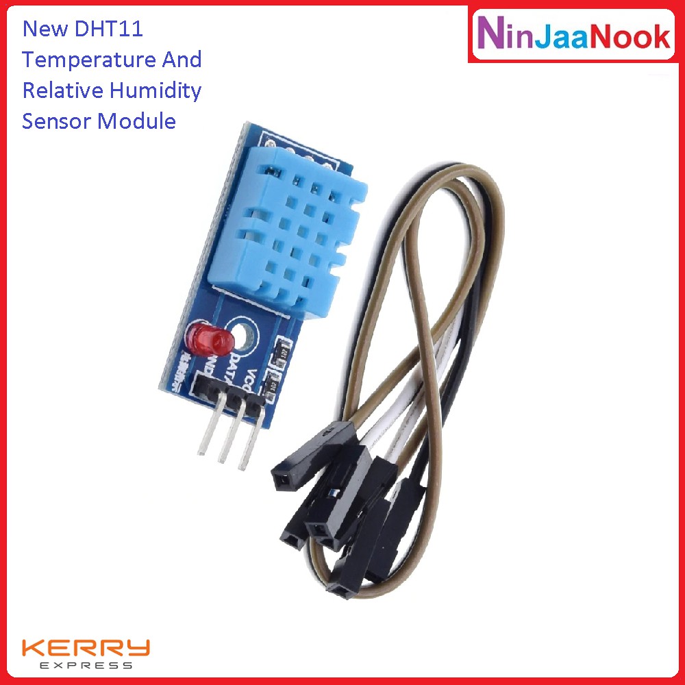 New DHT11 Temperature And Relative Humidity Sensor Module For Arduino DHT11 อุณหภูมิและโมดูลเซ็นเซอร