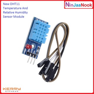 New DHT11 Temperature And Relative Humidity Sensor Module For Arduino DHT11 อุณหภูมิและโมดูลเซ็นเซอร์ความชื้นสัมพัทธ์