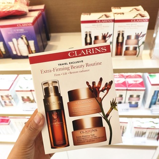 CLARINS ชุดครีมเอสเซ้นคลาแรงส์ ช่วยกระชับผิวหน้า ต่อต้านริ้วรอย สามชิ้น