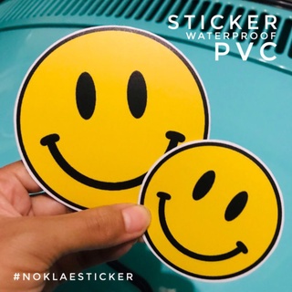 #Stickers Smileตกแต่งรถ🙂สติ๊กเกอร์PVCเคลือบด้านกันน้ำกันรอยอย่างดี