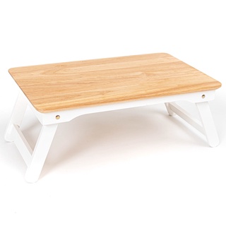 ราคาThe Wood\'s Tale โต๊ะพับ วางคอมพิวเตอร์ ใช้ทำงาน LAPTOP TABLE เป็นไม้แท้ สำหรับวางแล็ปท๊อป ทำงานบนเตียงหรือพื้น