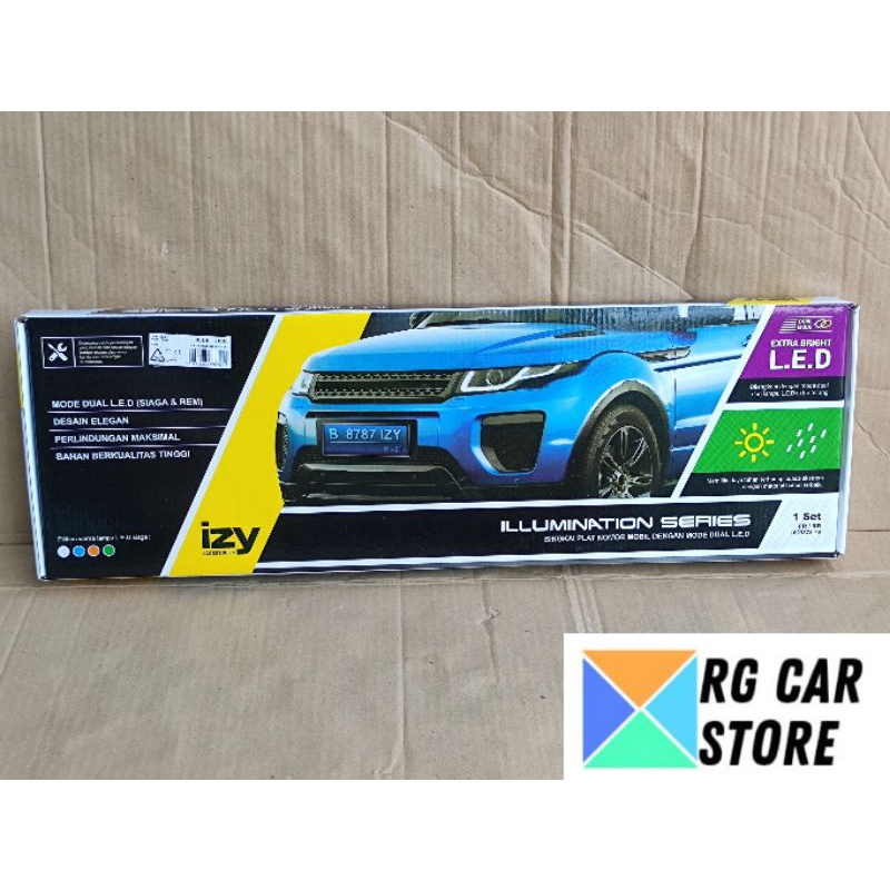 ฝาครอบจานหมายเลขรถ IZY ILLUMINATION - ฝาครอบจานหมายเลขโคมไฟ IZY