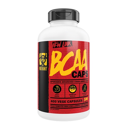 Mutant BCAA ขนาด 400 Capsules กรดอะมิโน บีซีเอเอแบบเม็ด ของแท้