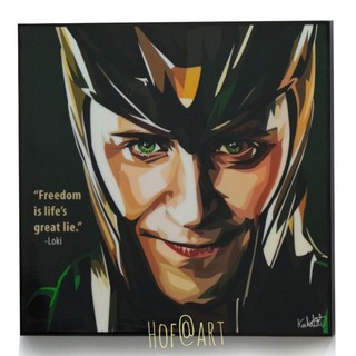 Loki #1 โลกิ น้องชาย Thor Avengers รูปภาพ​ติด​ผนัง ​pop​ art ตัวละคร Marvel มาร์เวล การ์ตูน กรอบรูป แต่งบ้าน ของขวัญ