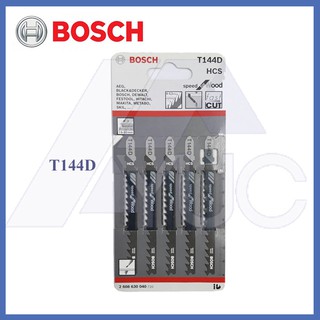 Bosch ใบเลื่อยจิ๊กซอว์ตัดไม้ Speed for wood รุ่น T144D