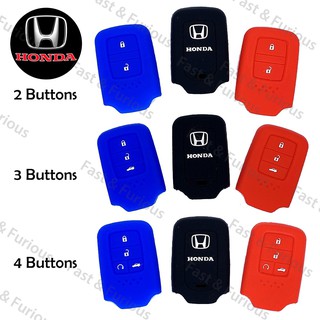 【พร้อมส่ง】ปลอกกุญแจซิลิโคน สําหรับ Honda Civic HRV Jazz CRV BRV City Accord Odyssey Elysion