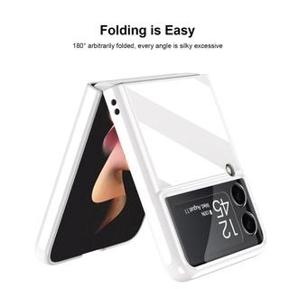 เหมาะสำหรับ Samsung Galaxy Z Flip3 UV พอร์ซเลนเคสโทรศัพท์แฟชั่น