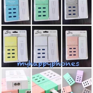 ที่ชาร์จ 6 ช่อง USB SOCKET 5v-2.4A