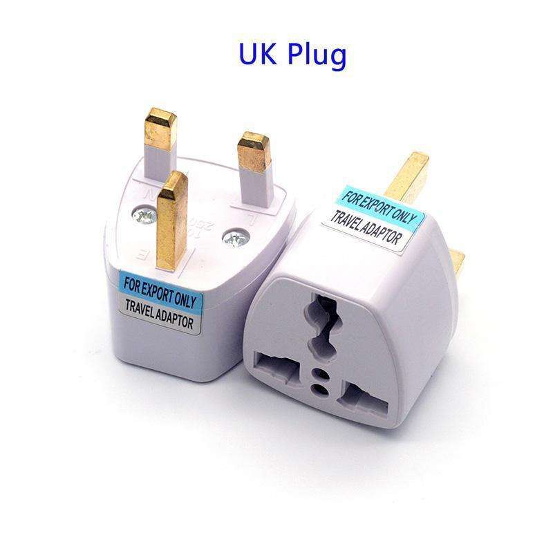 Plug หัวแปลงขา 3ขา ฮ่องกง EU US AU to UK AC Power Socket Plug Travel Charger Adapter Converter