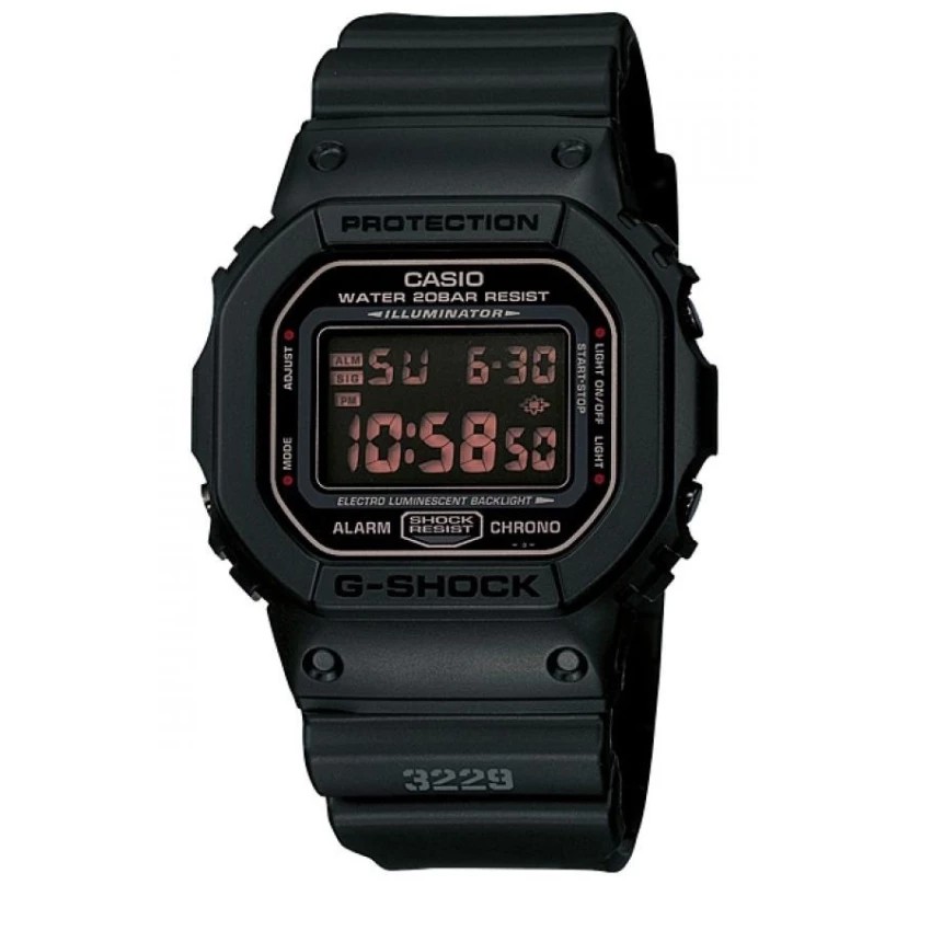 Casio G-Shock นาฬิกาข้อมือ สายเรซิ่น รุ่น DW-5600MS-1DR - Black