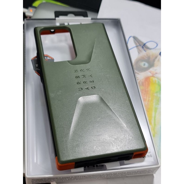Case UAG Samsung Note 20 Ultra แท้มือสองสภาพดี สีเขียว olive