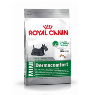 Royal Canin Mini Dermacomfort💥อาหารสุนัข แบบเม็ด สำหรับสุนัขโต พันธุ์เล็ก