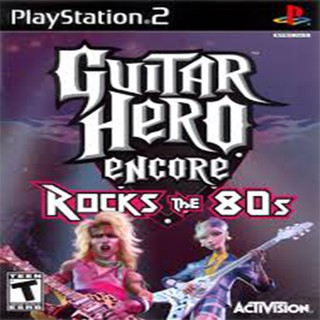 แผ่นเกมส์[PlayStation2] Guitar Hero Encore - Rocks the 80s (USA)