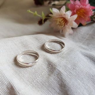 Simple silver ring แหวนเงินแท้