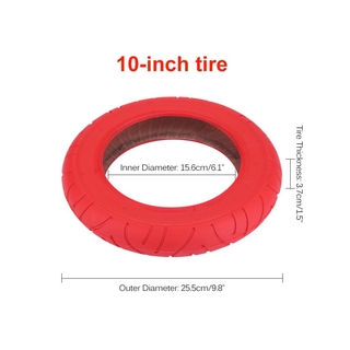 ยางนอก WANDA 10นิ้ว 10x2 (54-156) Outer Tyre for Xiaomi Scooter Red