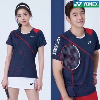 Yonex เสื้อยืดลําลอง สําหรับผู้ชาย ผู้หญิง แขนสั้น แห้งเร็ว เหมาะกับการเล่นกีฬาแบดมินตัน ปิงปอง สไตล์เกาหลี