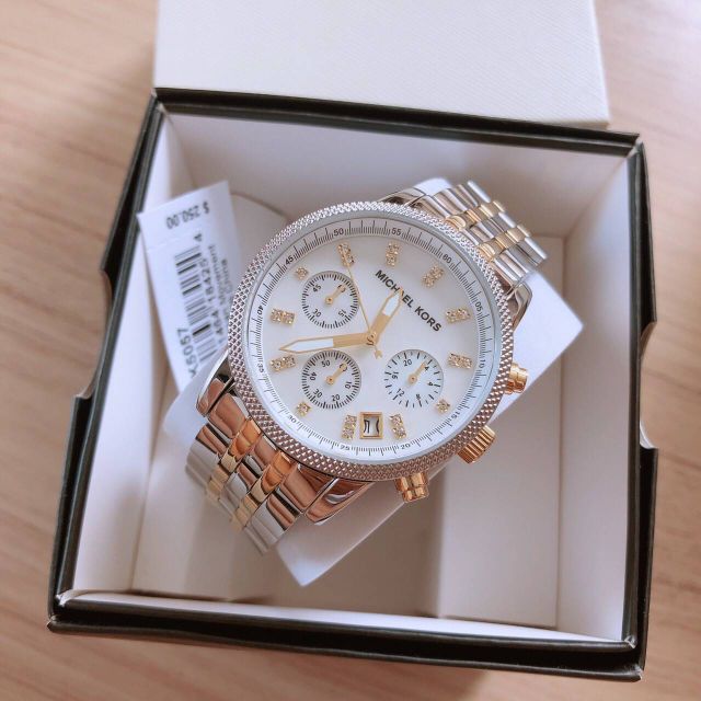 michael kors two tone bracelet