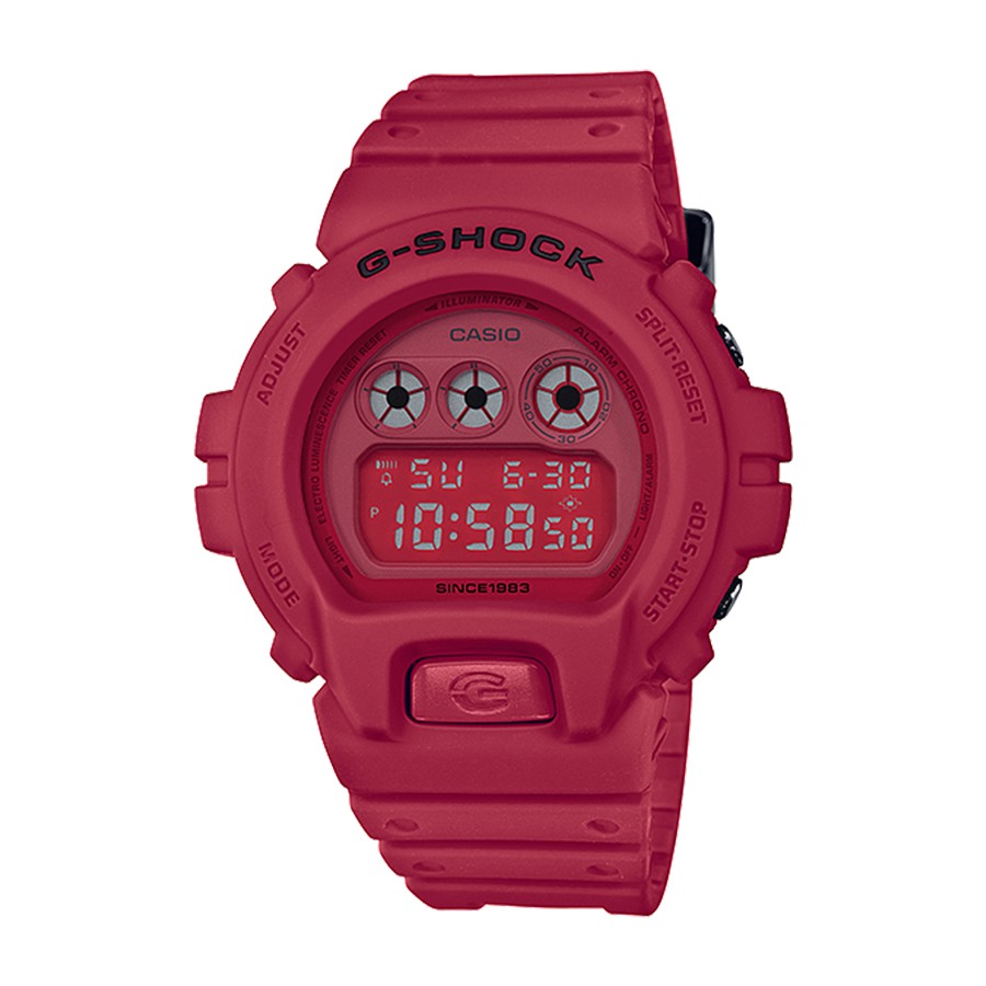 Casio G-Shock นาฬิกาข้อมือผู้ชาย สายเรซิ่น รุ่น DW-6935C-4 RED OUT LIMITED EDITION - สีแดง