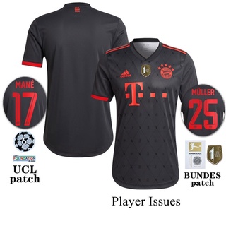 เสื้อกีฬาแขนสั้น ลายทีมฟุตบอล Player Issues 2022-23 FC Bayern Munich 22 23 ชุดเหย้า สําหรับผู้ชาย