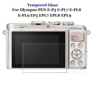 ฟิล์มกระจกนิรภัยกันรอยหน้าจอ LCD 9H 2.5D กันระเบิด สําหรับ Olympus Pen Pen-F E-P5 EP5 E-P3 EP3 E-P7 E-PL7 EPL7 E-PL8 EPL8 E-PL9 EPL9