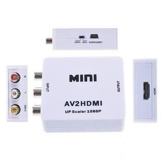 ตัวแปลงสัญญาณภาพจาก AV เป็น HDMI HD Video Converter AV to HDMI Full HD 1080p