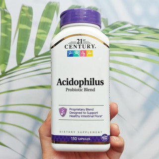 โปรไบโอติกส์ Acidophilus Probiotic Blend 150 Capsules (21st Century®) โปรไบโอติค โปรไบโอติก