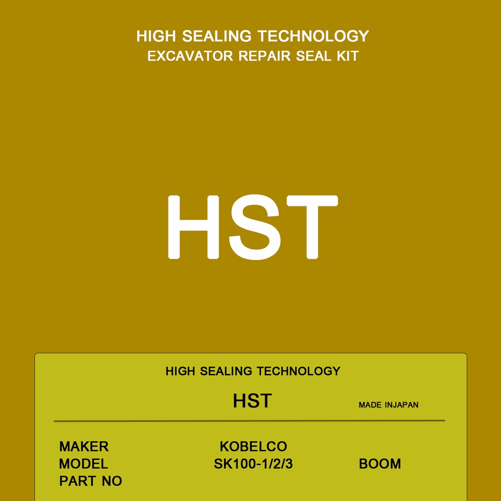 HST SK100-1  SK100-2 SK100-3 BOOM ARM BUCKET / ชุดซ่อมกระบอกไฮดรอลิค