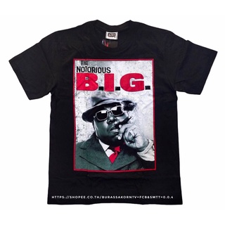 คอตต้อนคอกลม♦เสื้อยืด biggie biggie hiphop legendS-5XL