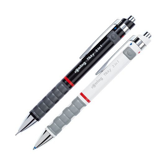 ปากกาดินสอ 3 ระบบ Rotring ด้ามสีดำ rotring Tikky 3 in 1