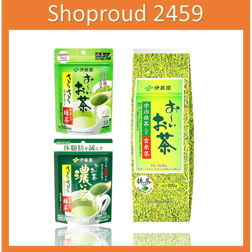 ชาเขียว อิโตเอน ชาเขียวญี่ปุ่น ตรา ITOEN ผงชาเขียว ของแท้จากญี่ปุ่น