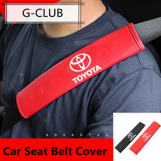 G-club ปลอกหนังหุ้มเข็มขัดนิรภัยรถยนต์ สําหรับ Toyota