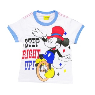 MICKEY :  เสื้อแขนสั้นเด็กผู้ชาย ลิขสิทธิ์แท้