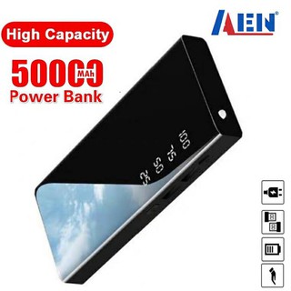 【รับประกัน 5 ปี】รุ่น EL แบตสำรองชาร์จเร็ว 50000 mAh QC 3.0 Quick Charger Power Bank ของแท้100% เพาเวอร์แบงค์