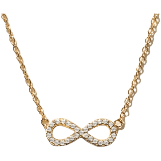 Shependence สร้อยคอคริสตัลอินฟินิตี้ (Crystal Infinity Necklace)
