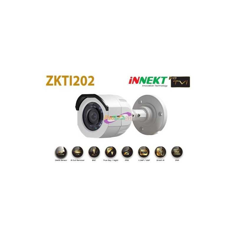 INNEKT ZKTI202 กล้องวงจรปิด HD-TVI ความละเอียด 2 Mpx. (Out Door)