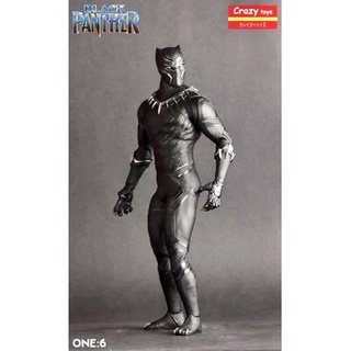 Black Panther แบลคแพนเตอร์ 1/6 Scale Crazy Toys  Avengers Infinity War PVC Figure 28cm