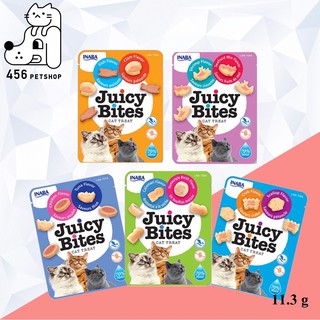 [2ซอง] Inaba Juicy Bites Cat 11.3 g 🐱 มี 5 รส ขนมแมวเหมียว เม็ดนิ่ม ขนมแมวอินาบะ ขนมญี่ปุ่น