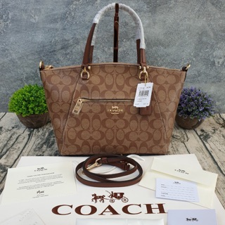 COACH PRAIRIE SATCHEL IN SIGNATURE CANVAS (COACH F79998)